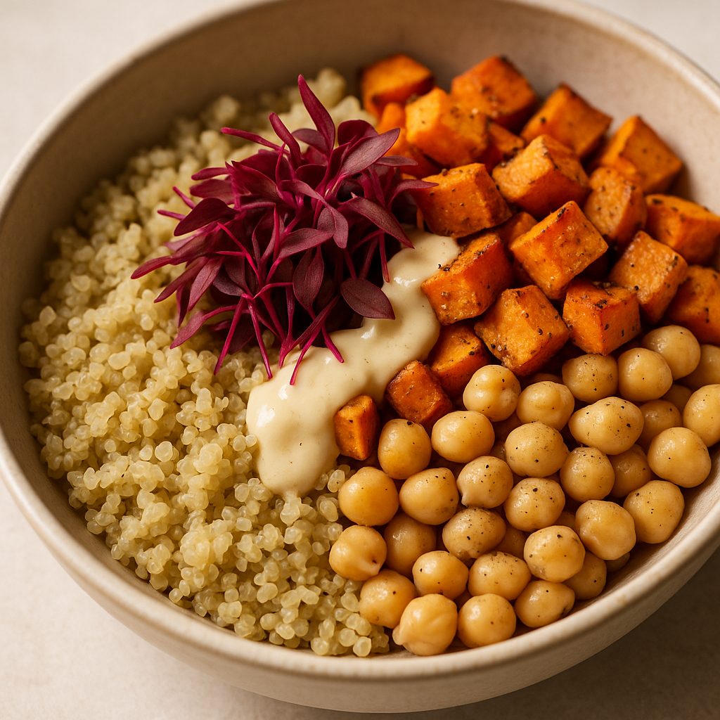 High-Protein Amaranth Microgreens Quinoa Bowl (Vegan Meal Prep) — Amaranth microgreens recipe