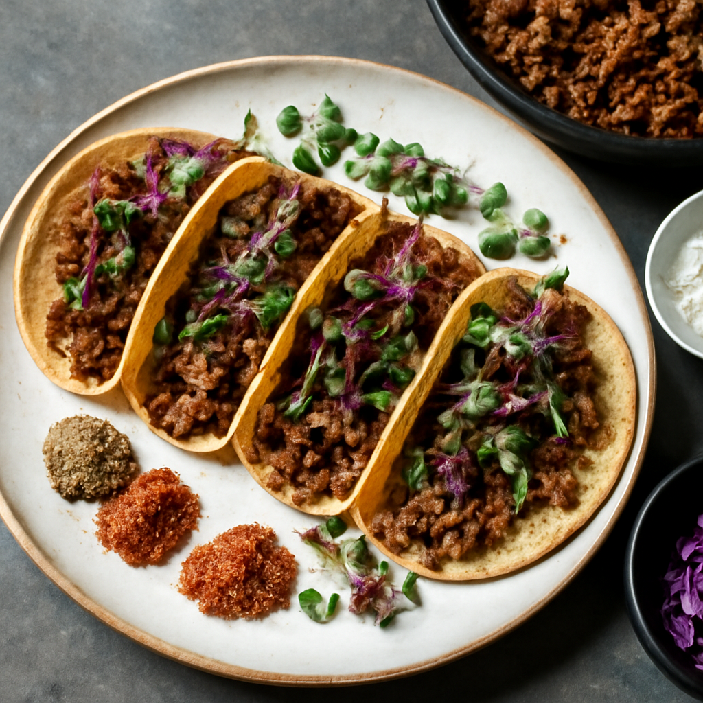 Beef Street Tacos with Rambo Radish Microgreens (18-Minute Mexican Dinner)