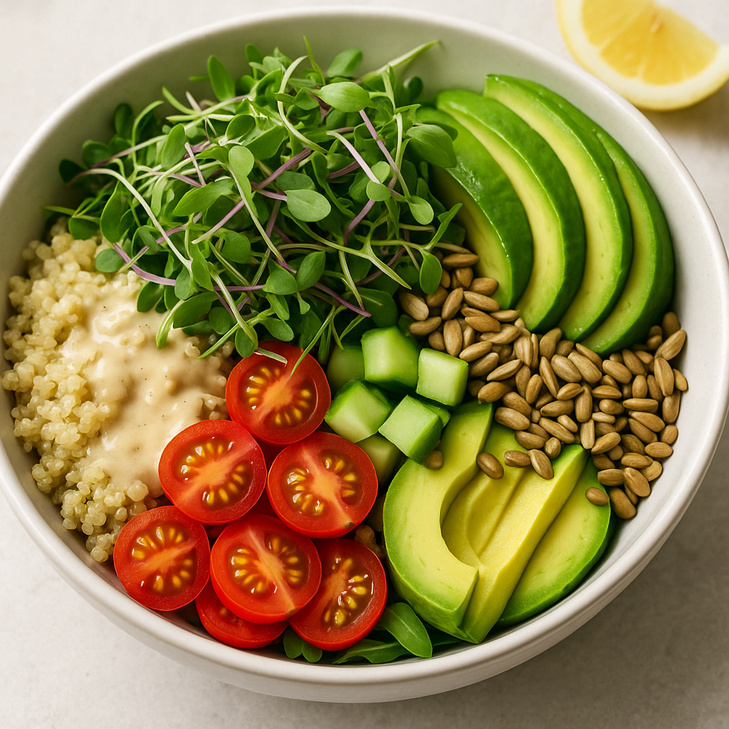 ChefPax Mix Microgreens Buddha Bowl (15-Minute Vegan Power Lunch) — ChefPax Mix microgreens recipe