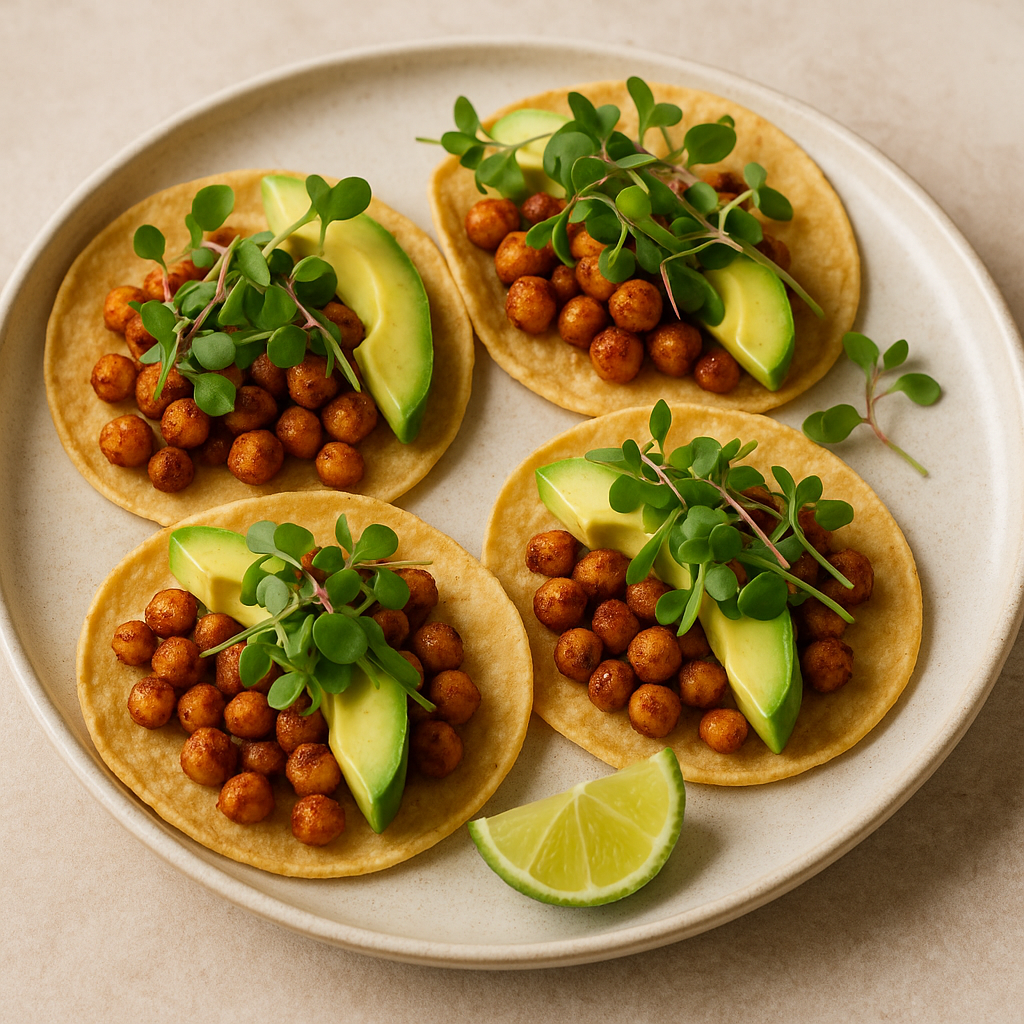 Spicy Kohlrabi Microgreen Tacos — Kohlrabi microgreens recipe