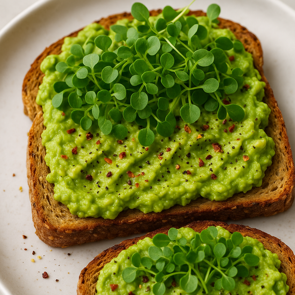 Texsel Microgreens and Avocado Toast — Texsel microgreens recipe